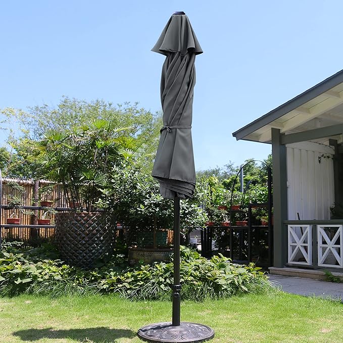 Sunnyglade 9' Patio Umbrella Outdoor Table Umbrella - Image 6