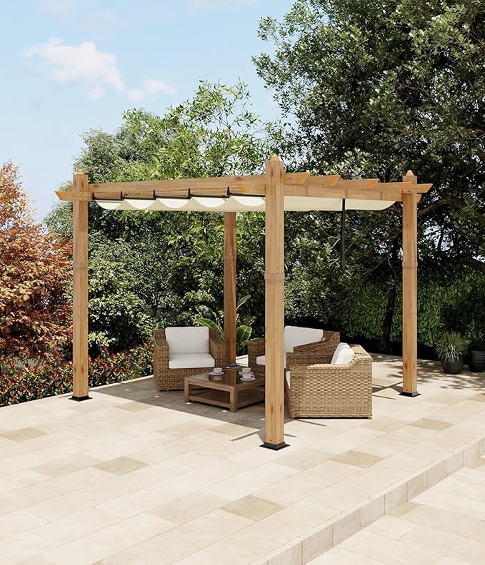 10 x 10 ft Aluminum Pergola - Image 5
