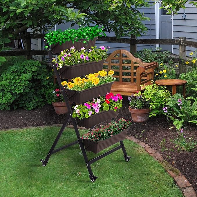 G TALECO GEAR Vertical Garden Planter, Vertical Raised Garden Bed Planter Box - Image 6