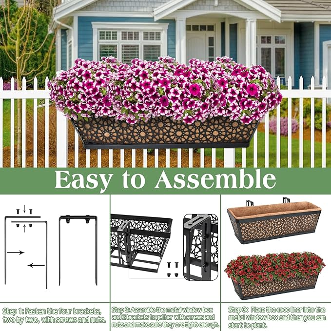 Halatool 4Pack 30 Inch Window Box - Image 4