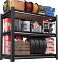 Garage Shelving, 3 Tier Garage Storage Shelves, Adjustable Heavy Duty Metal by Unknown