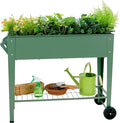 Raised Garden Bed with Legs and Wheels Removable by Unknown