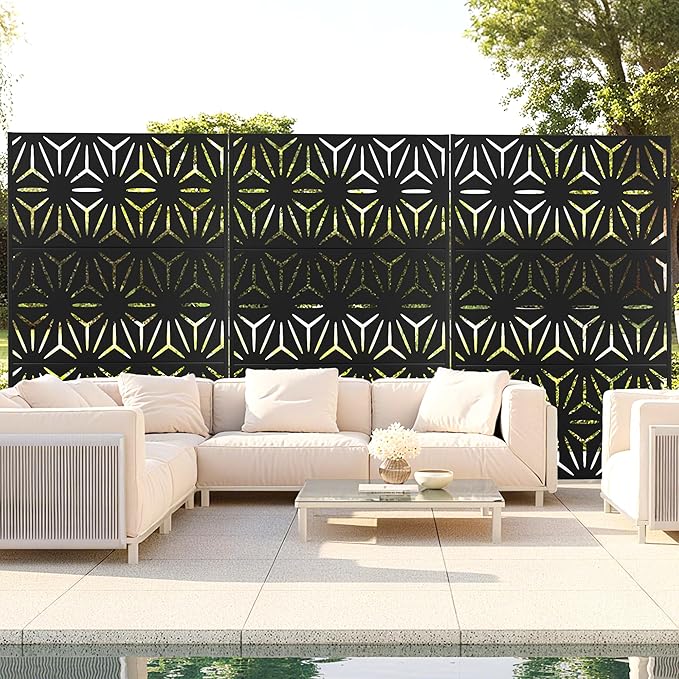 Outdoor Privacy Screen, Freestanding Privacy Fence Panels - Image 9