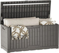 EAST OAK 120 Gallon Outdoor Storage Box | Large Resin Deck Box by EASTOAK