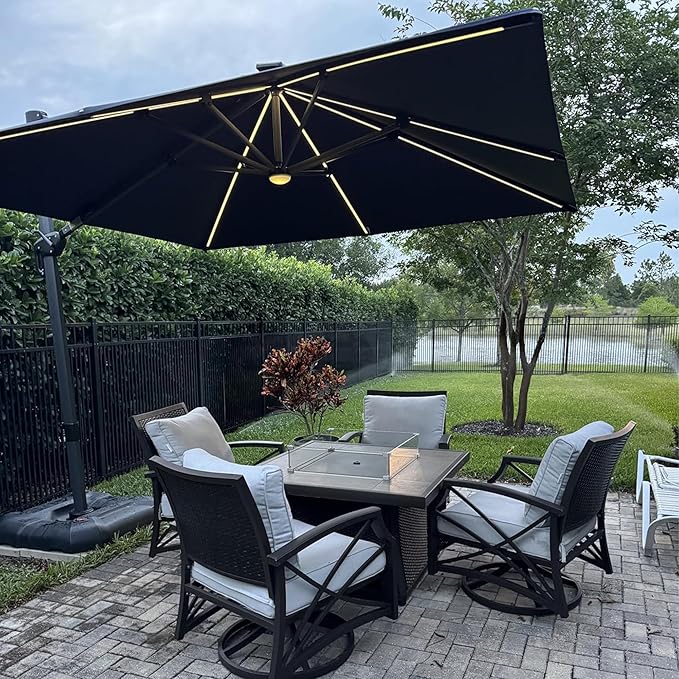 PURPLE LEAF 10 Feet Patio Umbrella by PURPLELEAF