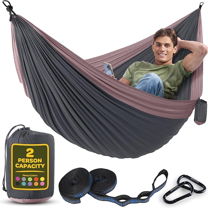 Durable Hammock 500 lb Capacity, Nylon Camping Hammock Chair by Sewanta