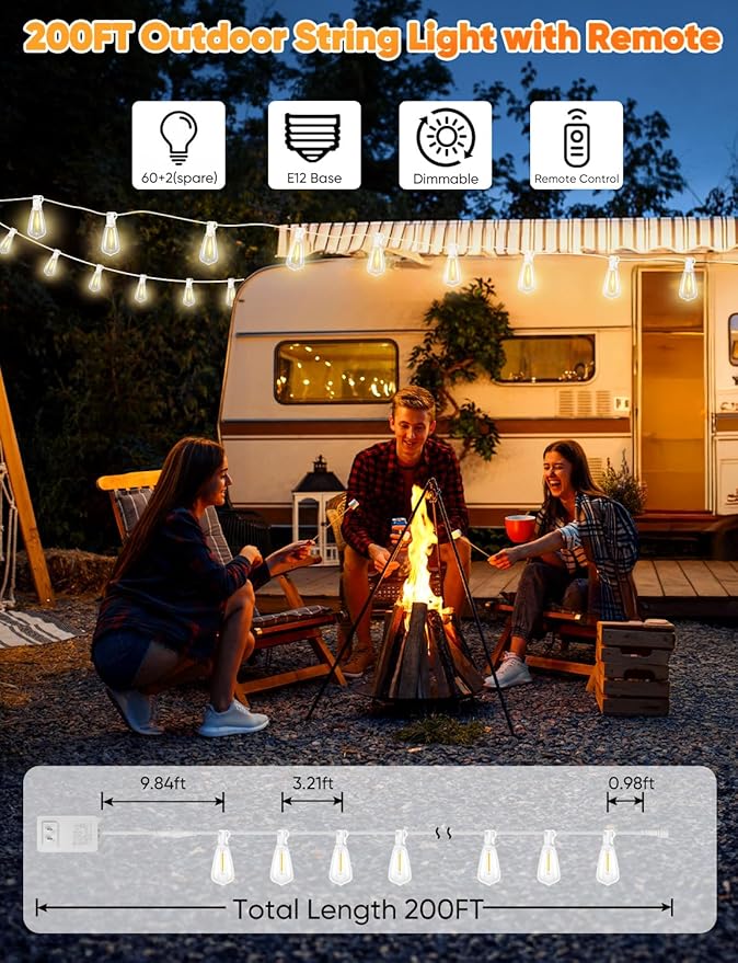 Brightever Outdoor String Lights - Image 5
