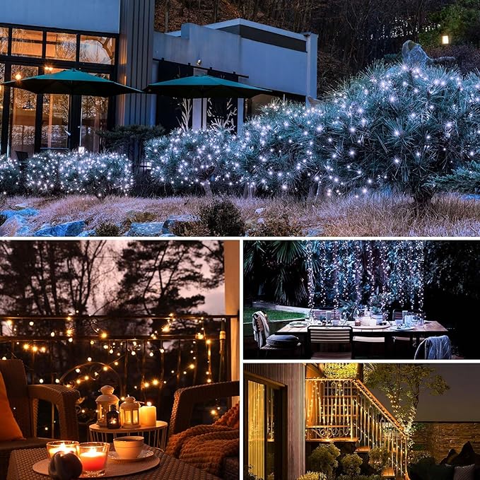 btfarm 2 Pack Solar String Lights Outdoor - Image 5