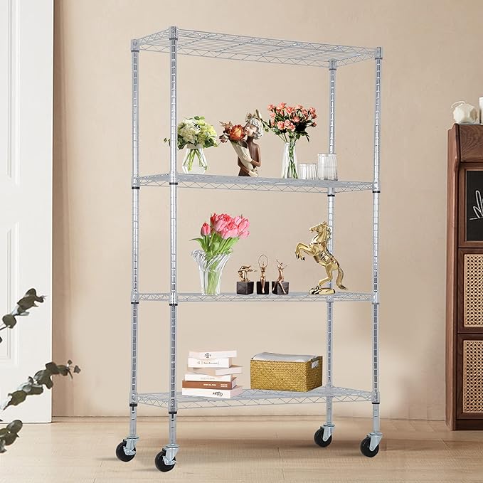 BestOffice | 4-Tier Wire Storage Shelves - Image 2