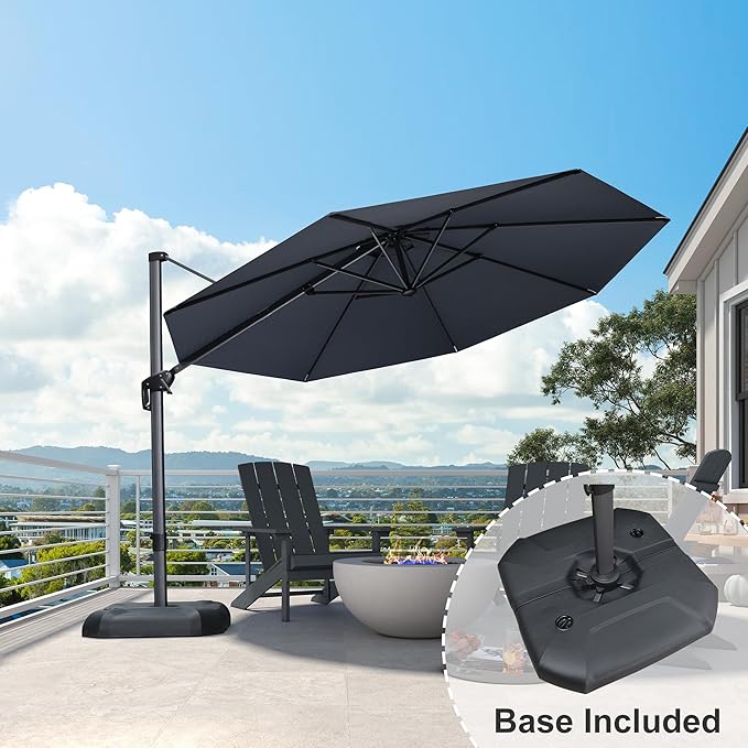 PURPLE LEAF 11 Feet Patio Umbrella - Image 2
