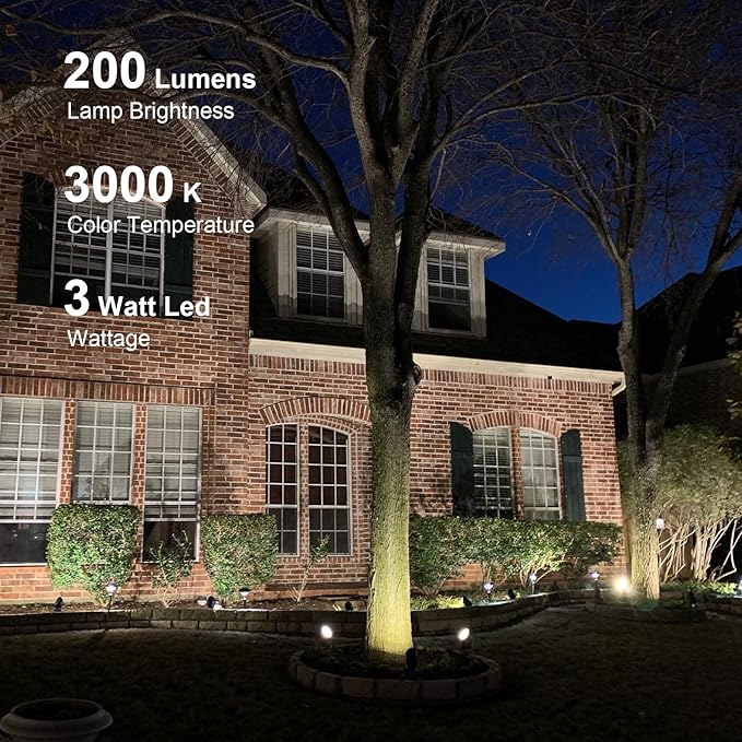 GOODSMANN Low Voltage Landscape Lights Landscape Floodlights Spotlights 3W LED - Image 2