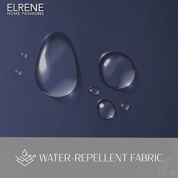 Elrene Home Fashions Matine Weatherproof Tab-Top Indoor/Outdoor Solid Color - Image 4
