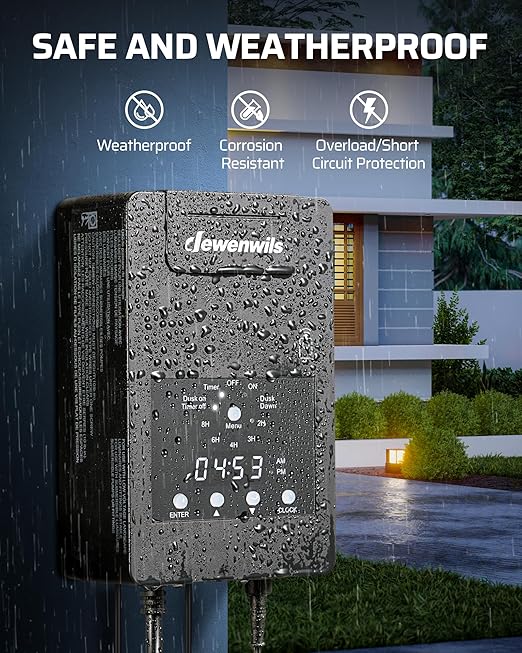 DEWENWILS 120W Low Voltage Landscape Transformer - Image 6