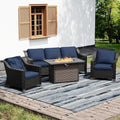 Joyside Wicker Patio Furniture Sets, 4 Pieces Upgraded Large Size Outdoor by Joyside