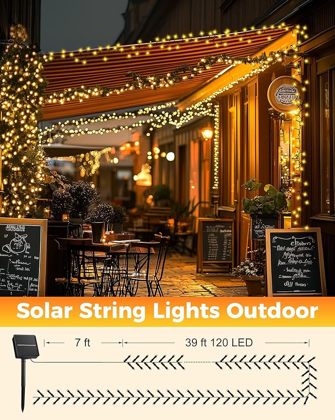 Brightown 4 Pack Solar String Lights - Image 6