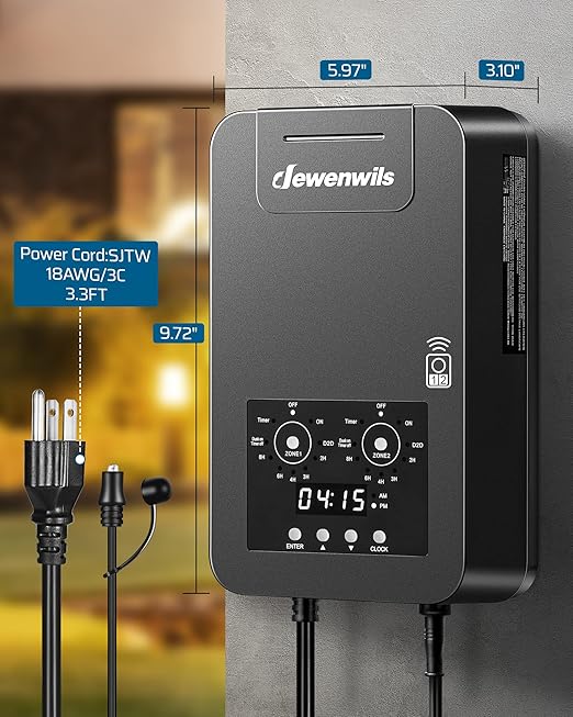 DEWENWILS 300W Low Voltage Landscape Transformer - Image 8