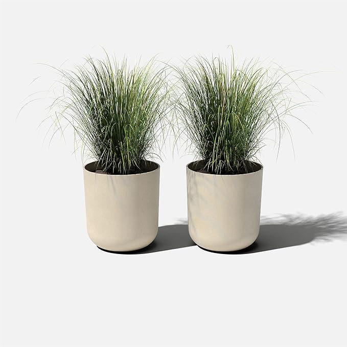 Veradek Round Lima Plastic Planter Pots - Image 8