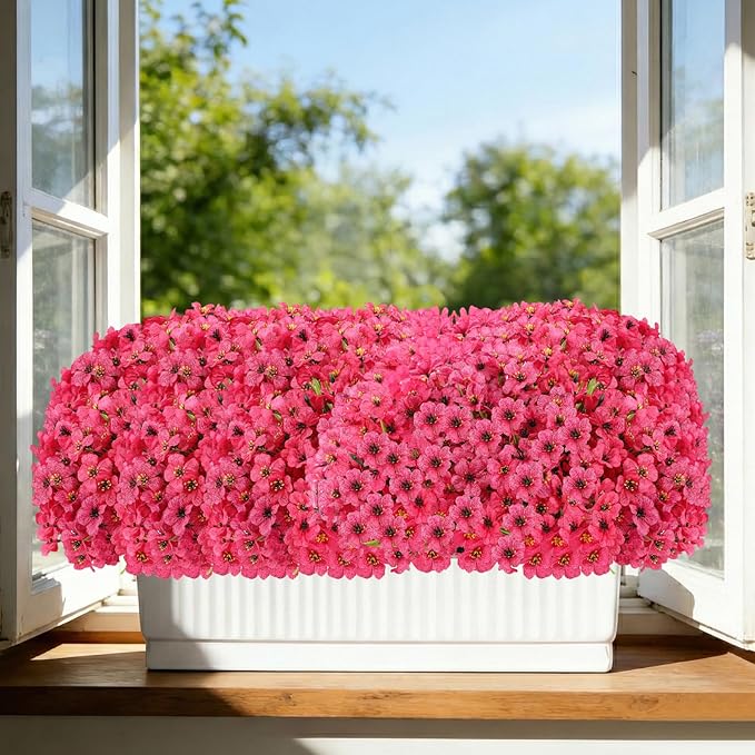 22 Bundles Artificial Flowers Outdoor Fake Plants, Faux Flowers UV Resistant - Image 5