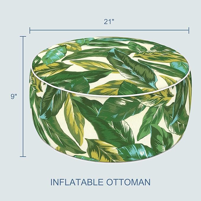 LVTXIII Indoor/Outdoor Inflatable Ottoman - Image 3