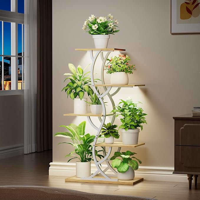 Plant Stand Indoor with Grow Lights - Image 3