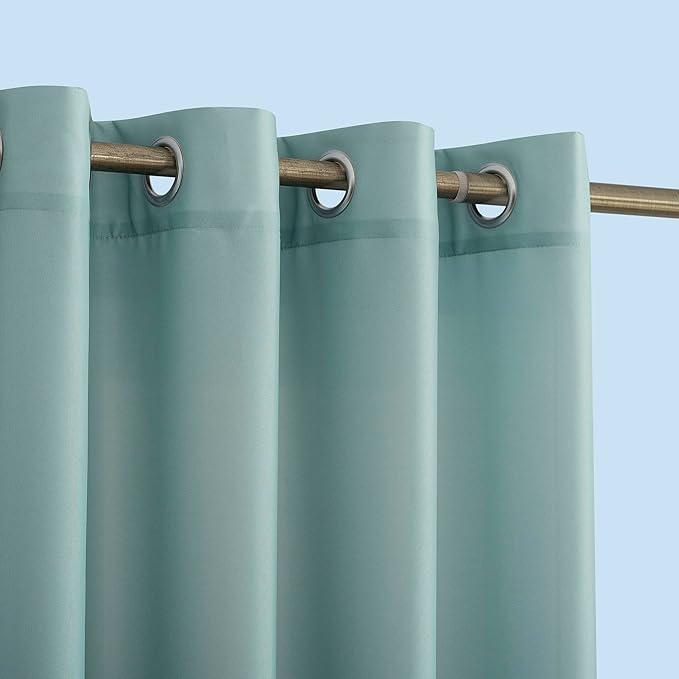 Sun Zero Marina Indoor/Outdoor UV Protectant Energy Efficient Grommet Curtain - Image 2