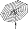 Best Choice Products 10ft Solar Polyester LED Lighted Patio Umbrella w/Tilt by BestChoiceProducts