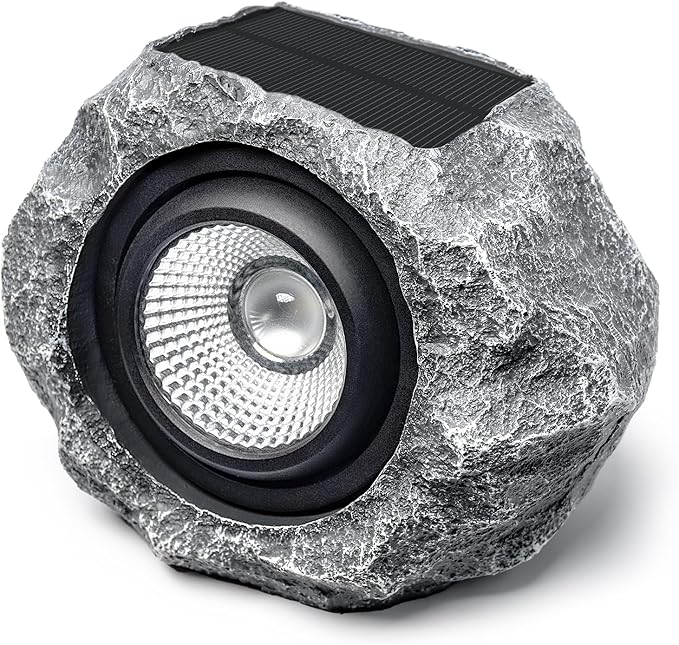 Solar Rock Lights Outdoor, Angle Adjustable Solar Lights Outdoor Waterproof by DGSCAK