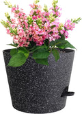 12 inch Large Self Watering Pots, Plant Pots by Meowell