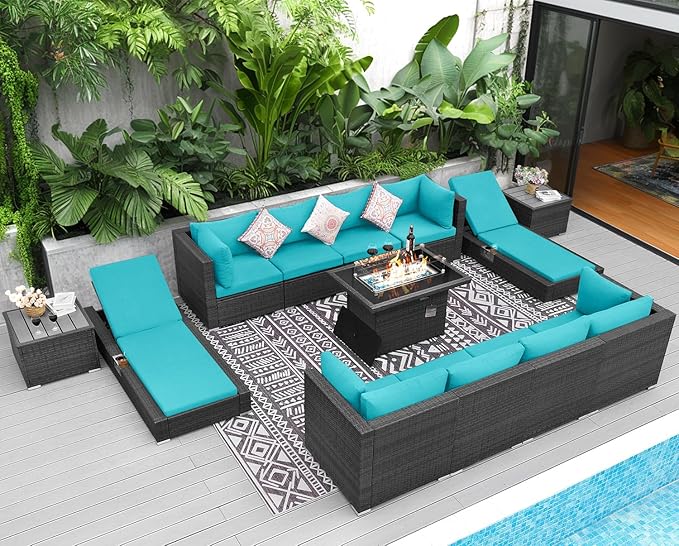 NICESOUL 13 Piece Outdoor Furniture - Image 2