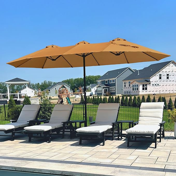 PHI VILLA 15ft Large Patio Umbrellas - Image 2