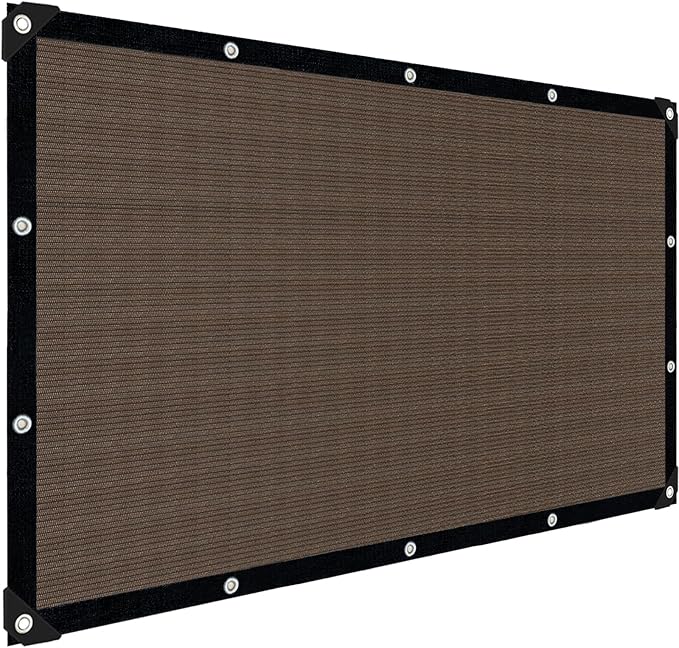 Mocha Sun Shade Cloth, Pergola Shade Cover by IMSGVIFO