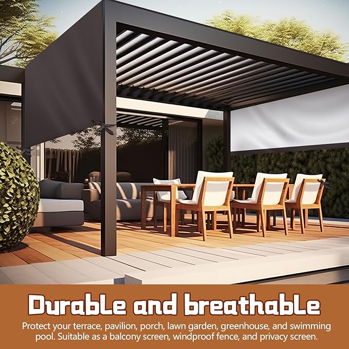 Universal Pergola Replacement Canopy Outdoor Canopy Shade Cover Waterproof - Image 7