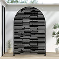 Casaphoria 72" H x 47" W Arched Metal Privacy Screen by Casaphoria