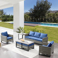 Belord 7 Piece Outdoor Furniture Patio Wicker Sofa Set, Oversize Outdoor Dining by Belord