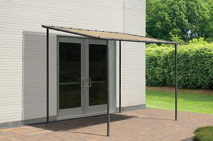 ShelterLogic 10' x 6' Solano Gazebo Canopy Charcoal Carbon Steel Frame and - Image 11