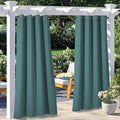 NICETOWN 2 Panels Patio Outdoor Curtains Waterproof, Thermal Insulated by NICETOWN