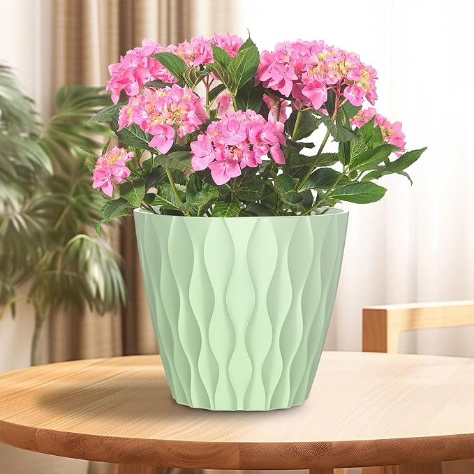 6 Pack 7 Inch Indoor Plant Pots - Image 5