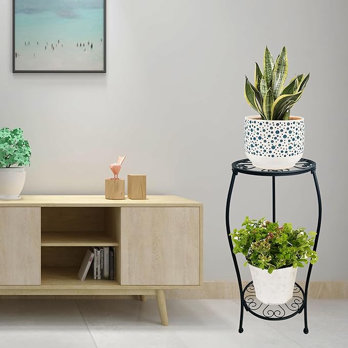 2 Pack 25.2 inch Metal Plant Stand Rack - Image 5