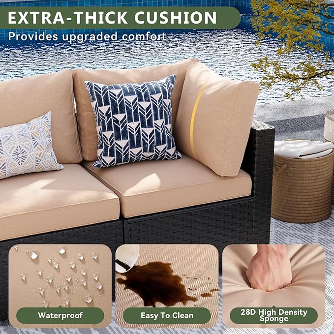 Aoxun 15 Piece Patio Furniture Set - Image 3
