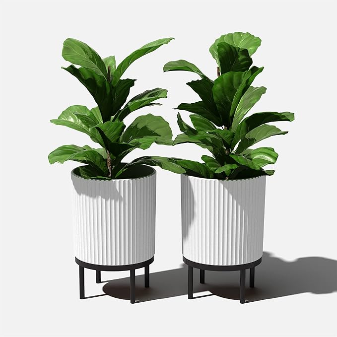 Veradek Demi Series Round Planter w/Stand - Image 9