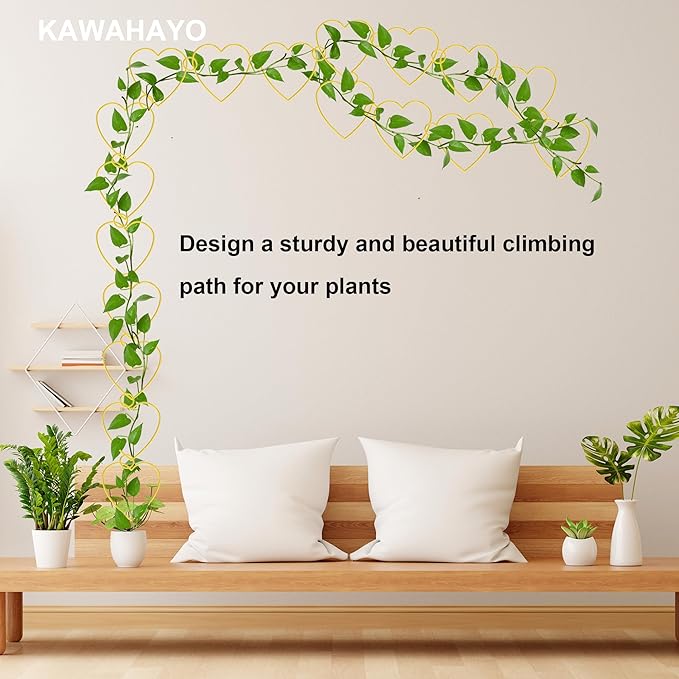 20 Pcs Chain Trellis for Climbing Plants Indoor Outdoor, Plant Trellis - Image 4