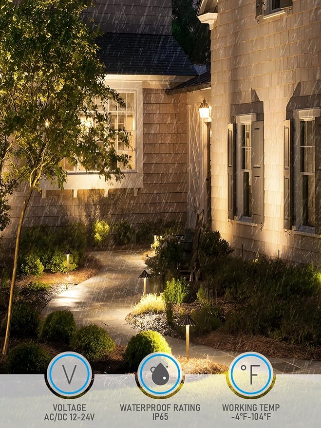 LEONLITE 3CCT Low Voltage Pathway Lights, LED Landscape Path Lights, - Image 5