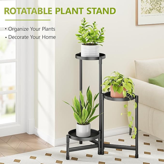 3 Tier Plant Stand Indoor, Tiered Plant Stand Outdoor - Image 2