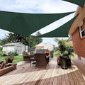 Patio Paradise 16' x 16' x 15'10" Sun Shade Sail Triangle Canopy, Permeable by Patio