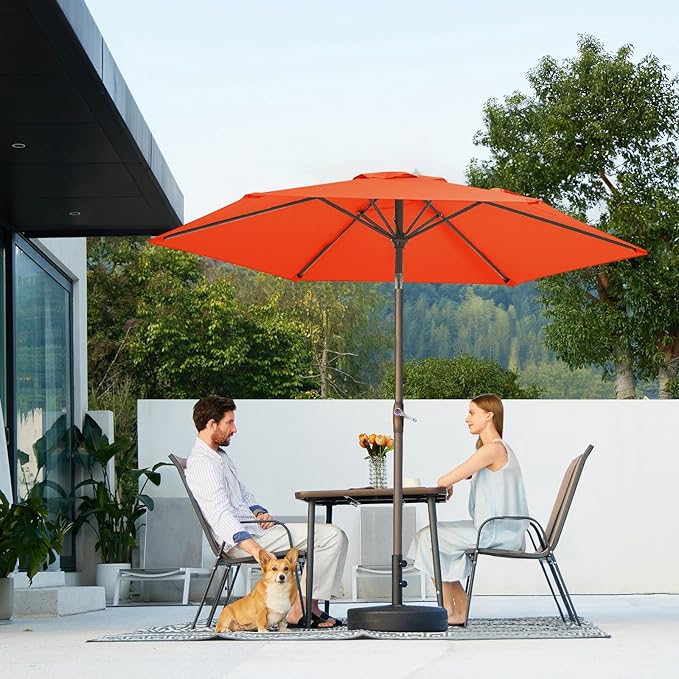 JEAREY 7.5FT Patio Umbrella Market Table Umbrella - Image 7