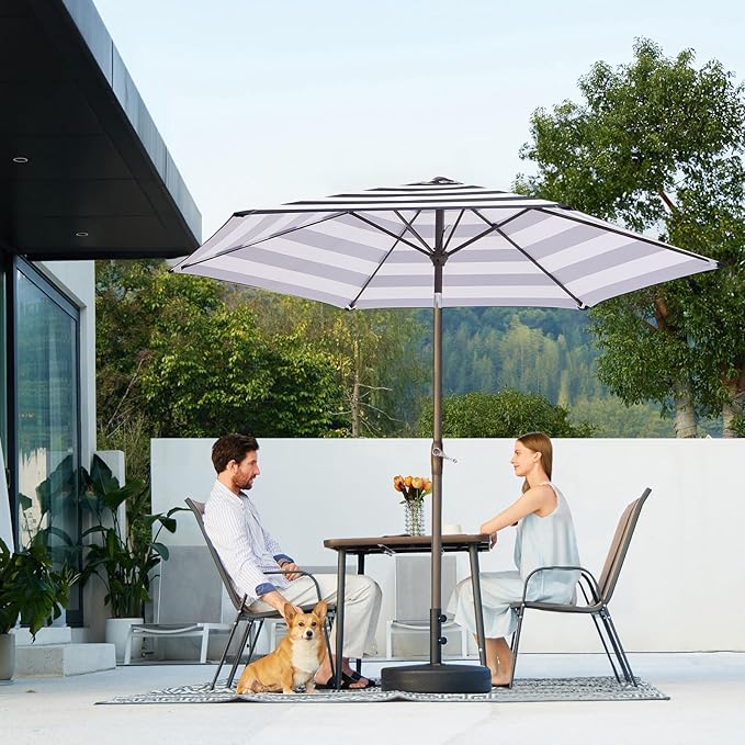 JEAREY 7.5FT Patio Umbrella Outdoor Market Umbrella - Image 6