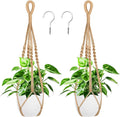Augshy 27 Inch Macrame Plant Hanger, 2 Packs Plant Hangers by Augshy