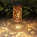 Solar Lanterns Outdoor Hanging Lantern Lights, Fairy Metal Decor by DIBIEECN