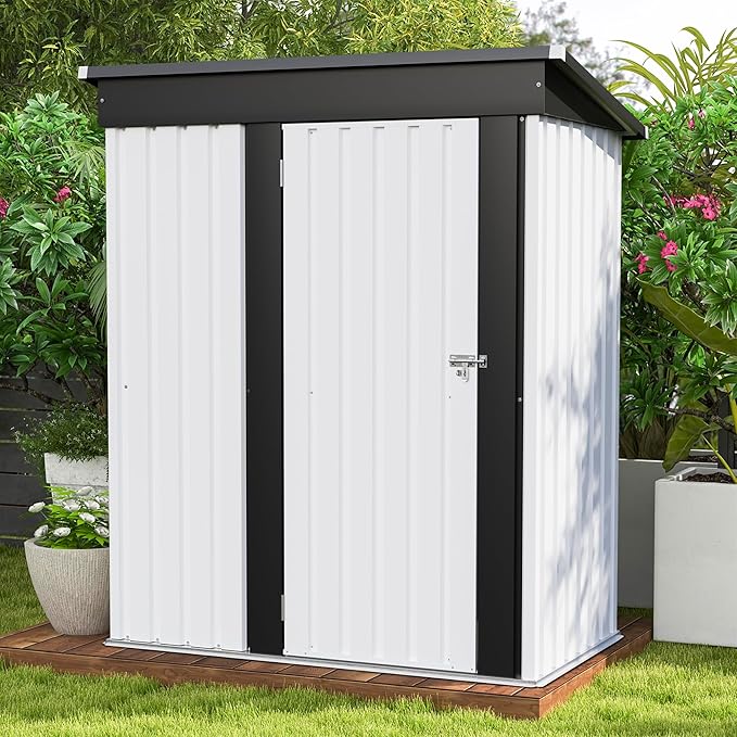 Patiowell 5x3 FT Outdoor Storage Shed, Garden Tool Shed by Patiowell