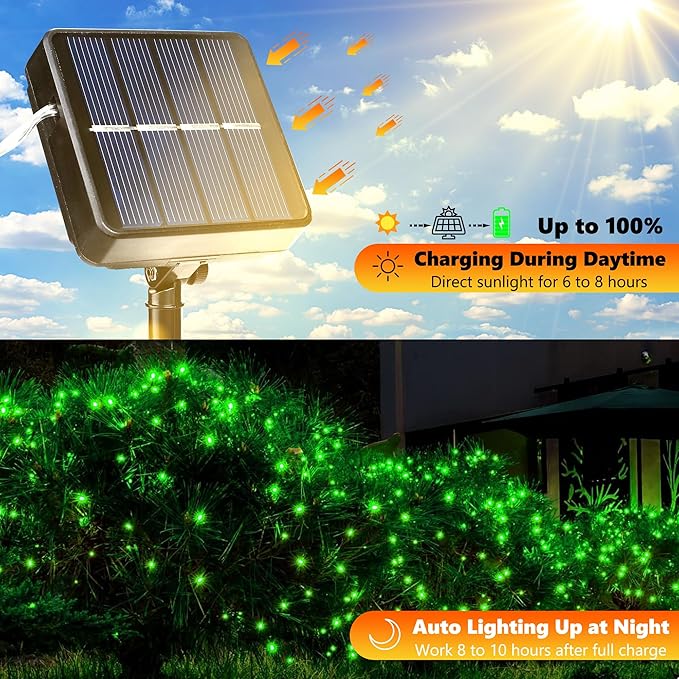 Joomer Green Solar Fairy Lights - Image 3